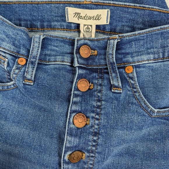 Madewell Jeans‎ 27 skinny 10" High Rise Button Front  AF687 - Picture 4 of 6